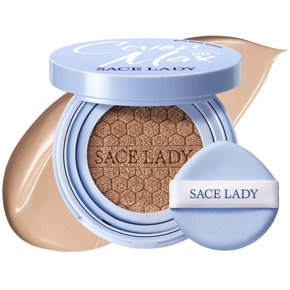 SACE LADY CoverMax Soft Matte BB Cushion High Cover Concealer Lasting SPF 50 PA+ Foundation Powder