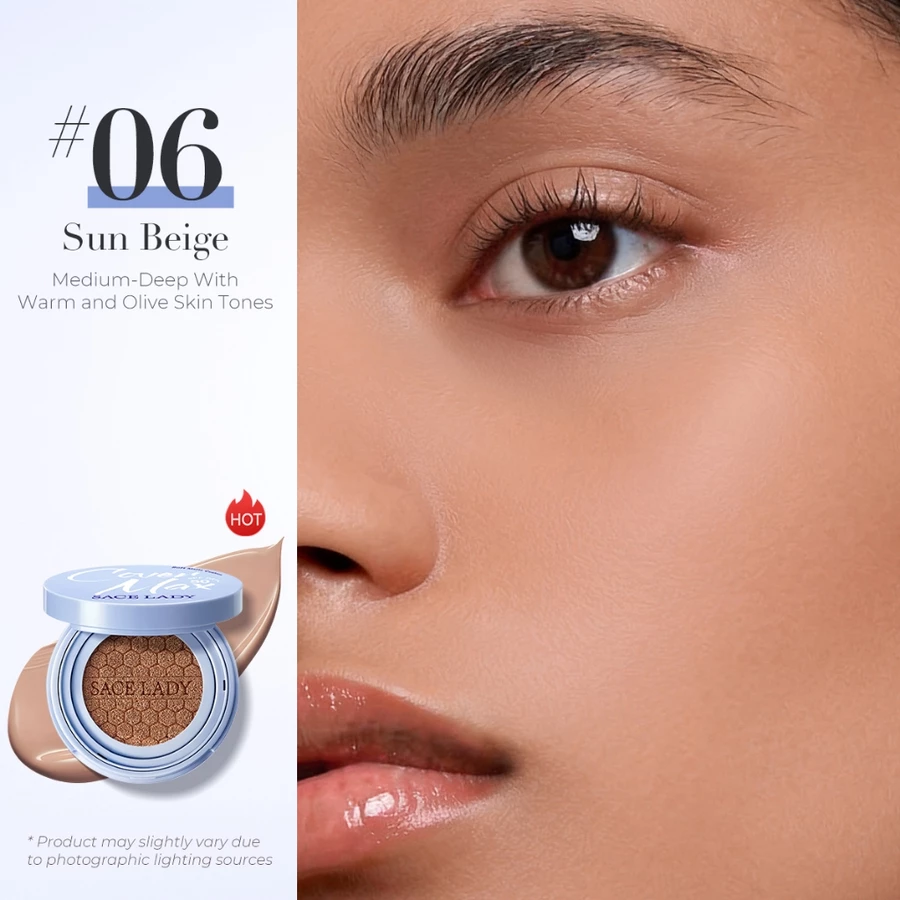 SACE LADY CoverMax Soft Matte BB Cushion High Cover Concealer Lasting SPF 50 PA+ Foundation Powder