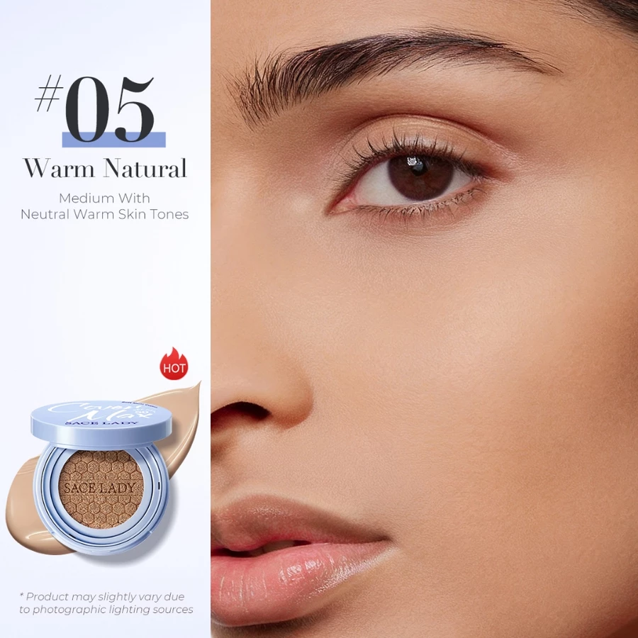 SACE LADY CoverMax Soft Matte BB Cushion High Cover Concealer Lasting SPF 50 PA+ Foundation Powder
